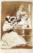 Francisco Goya Caricatura alegre France oil painting artist